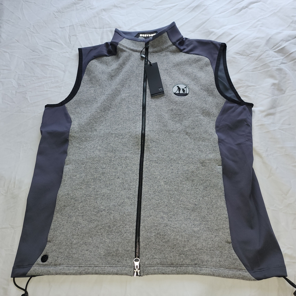 GREYSON MEN'S SEQUIA LUX VEST LIGHT GRAY HEATHER SIZE LARGE NWT!!!